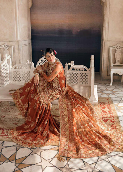 Afrozeh Embroidered AF22B 2 Rangreza Bridal Collection