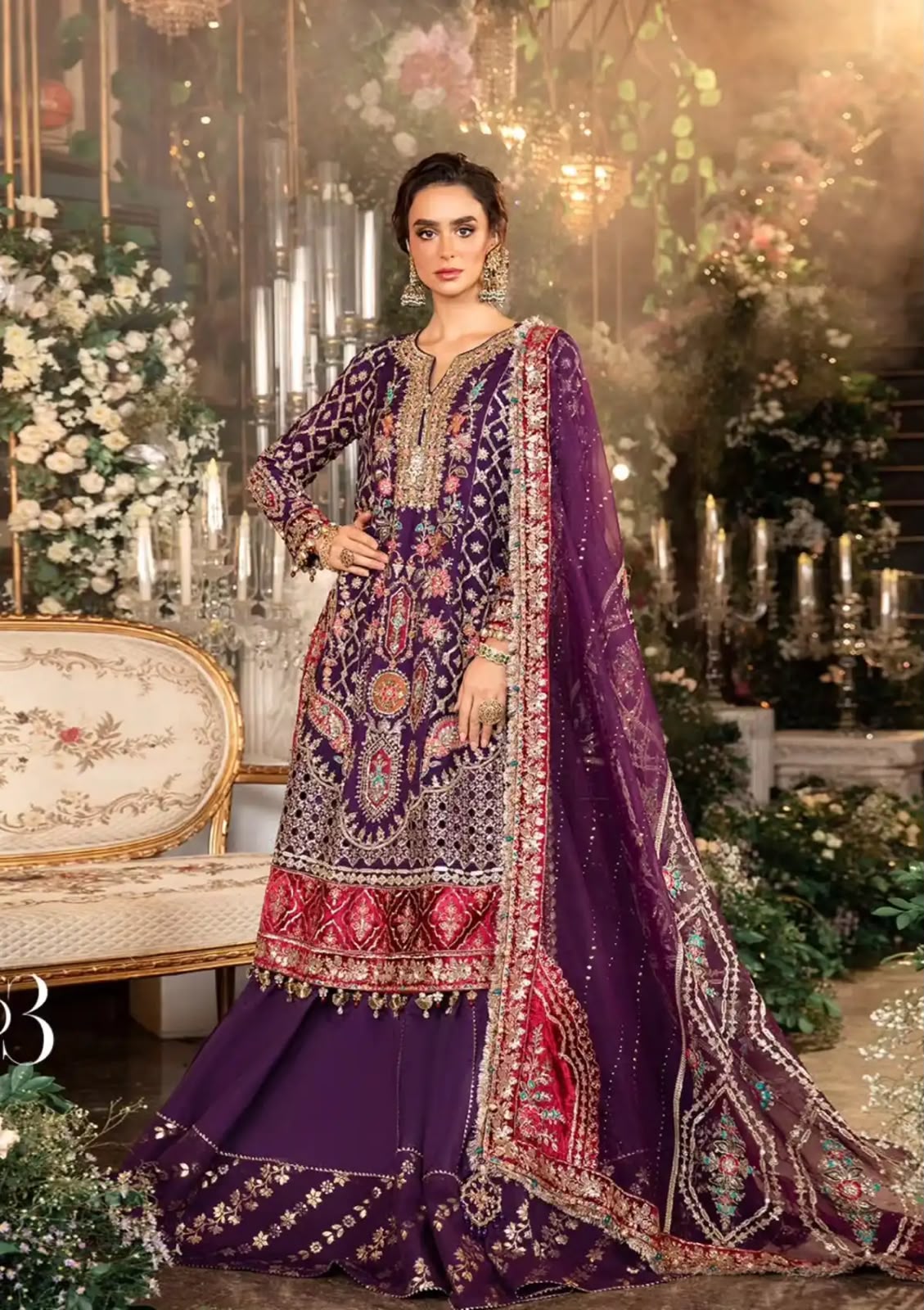 Maria-B Chiffon Embroidered Collection