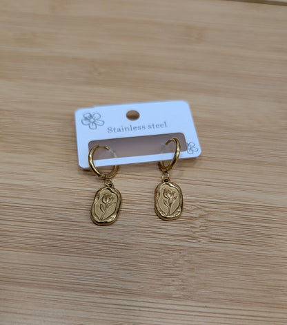 stainless steel earrings