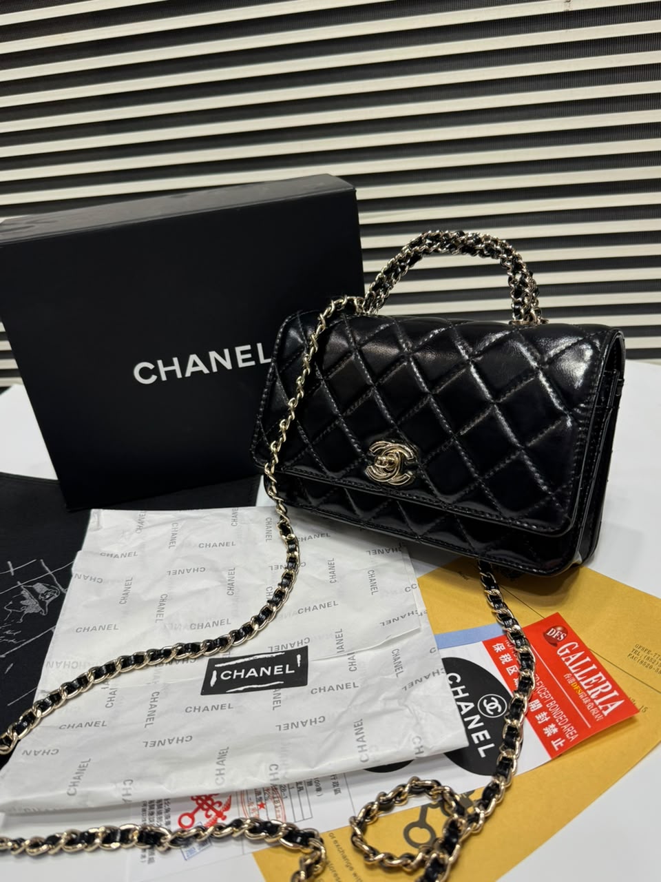 Chanel Top Handle Flap Bag