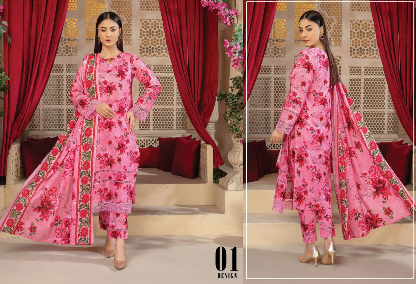 Orchid BiN Naeem Bana Dora Luxury Lawn