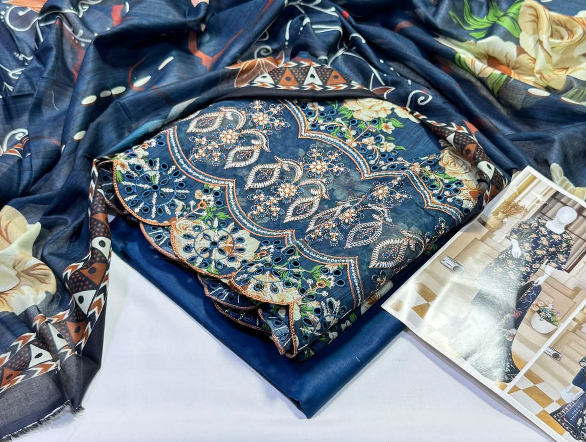 Boring Daman Embroidered Collection