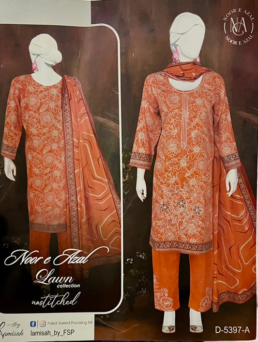 Noor e Azal Lawn 2026 Collection