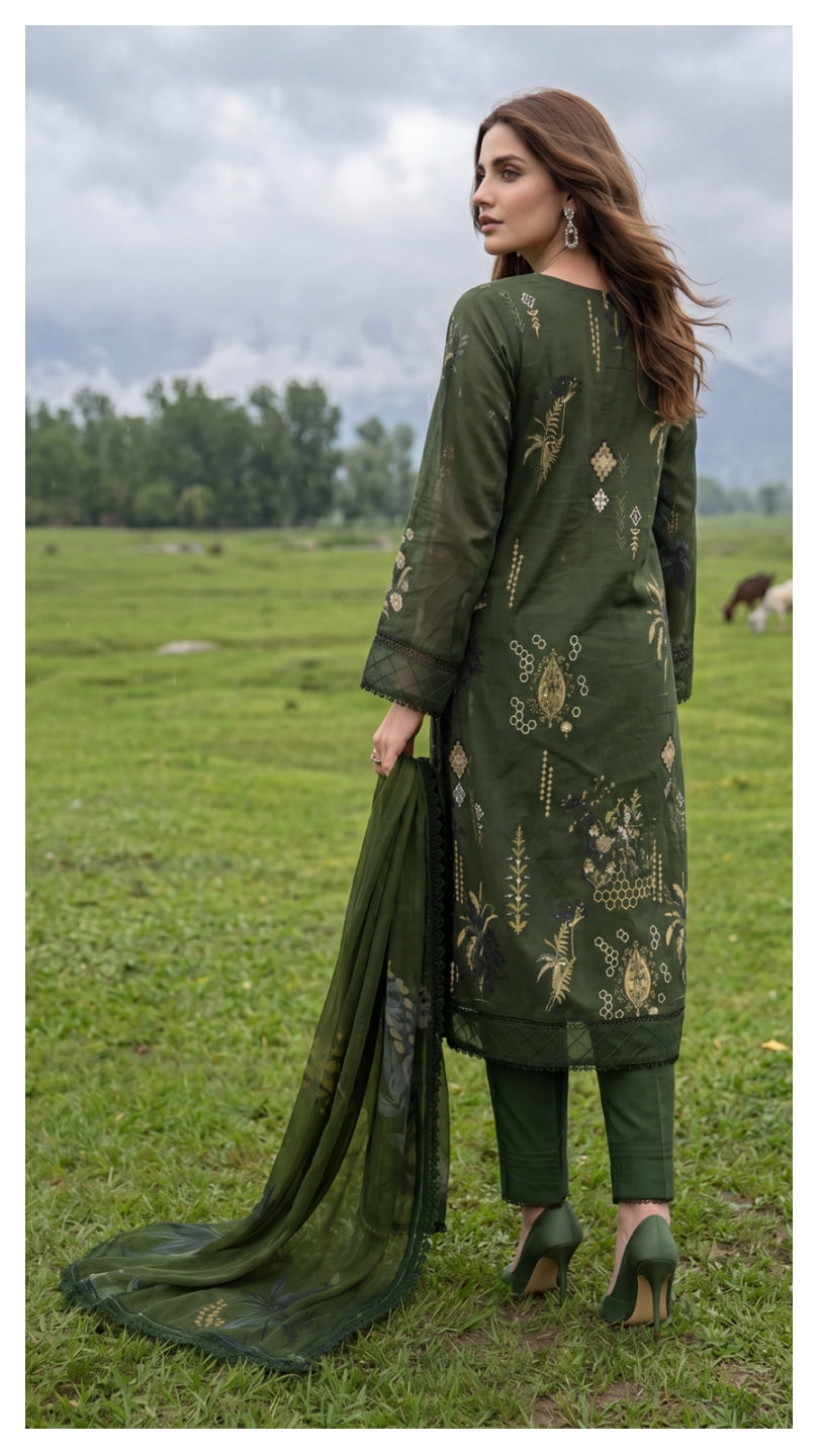 COLORS DIGITAL PRINTED LAWN CHIFFON DUPATTA EDITION