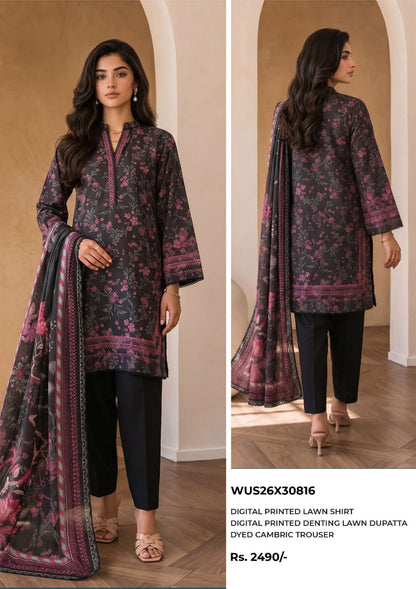 ZELLBURY LAWN Printed 3 PIECE Collection VOL-6 2026