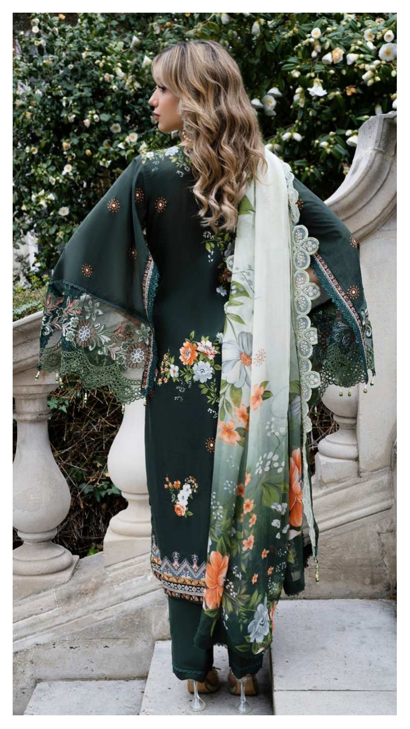 ALZOHAIB SUNSHINE BLOOM England Stories Embroidered Lawn