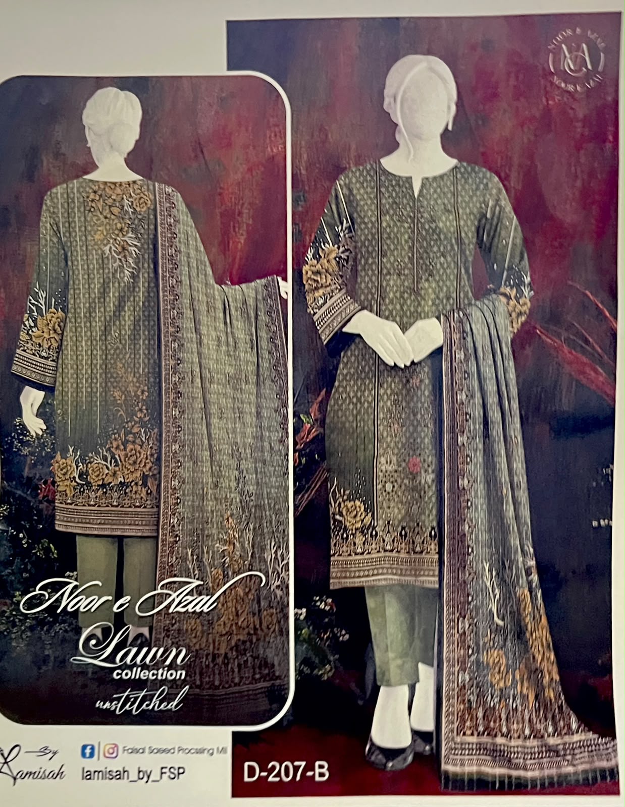 Noor e Azal Lawn 2026 Collection