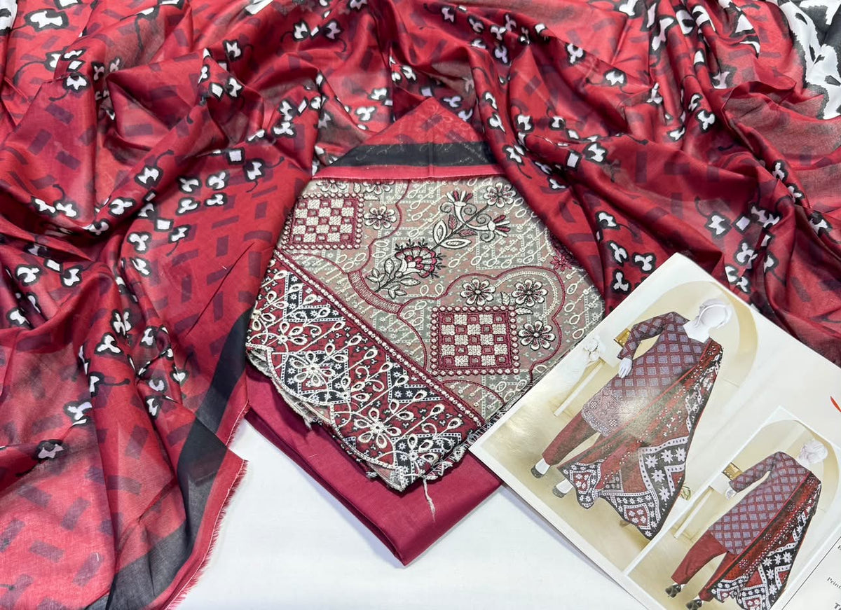 Boring Daman Embroidered Collection