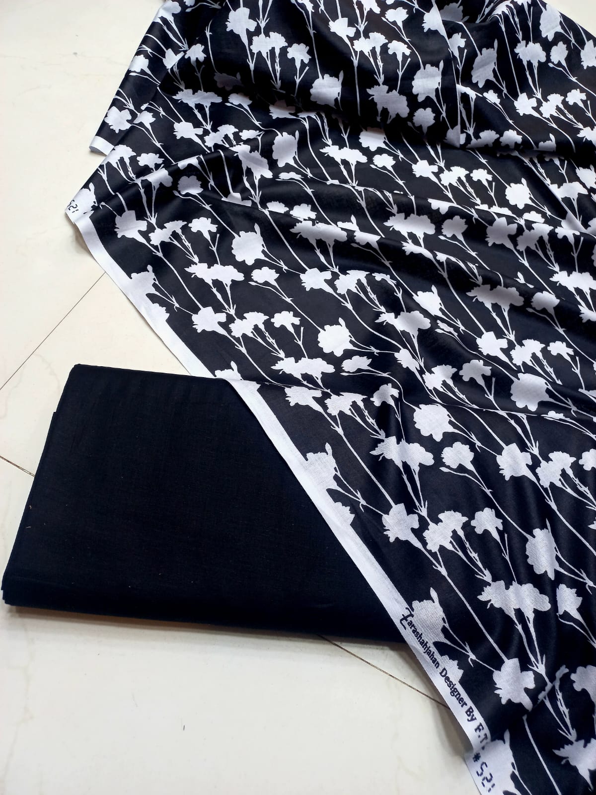 Classic Lawn Printed Shirt Plain Trouser