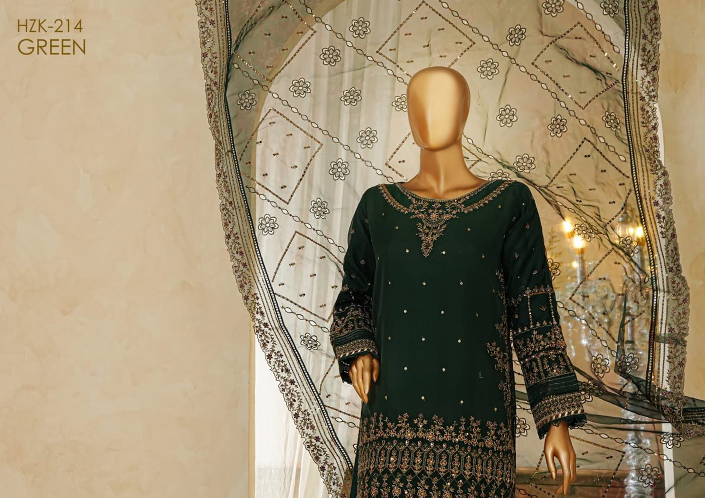 Hz Ready To Wear SHAADMAANI Formals Hand Embellished Stiched Collection