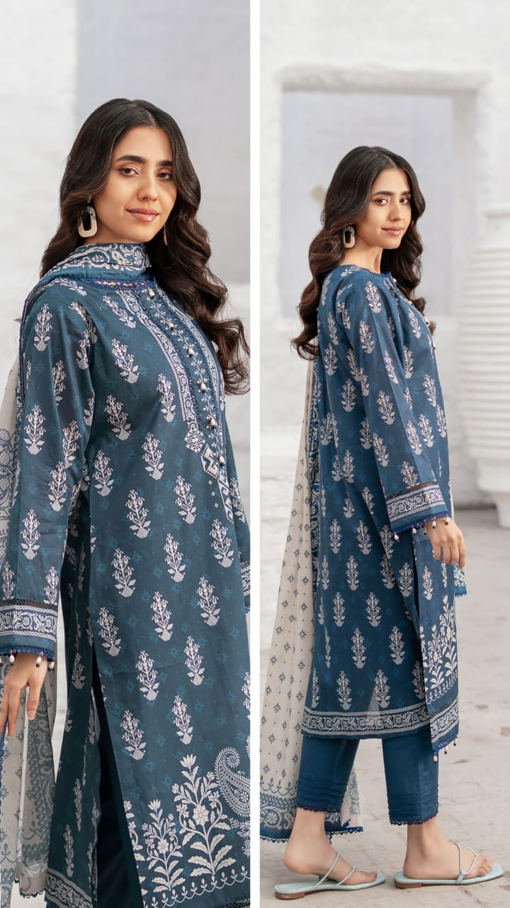 Colors Digital Printed Lawn