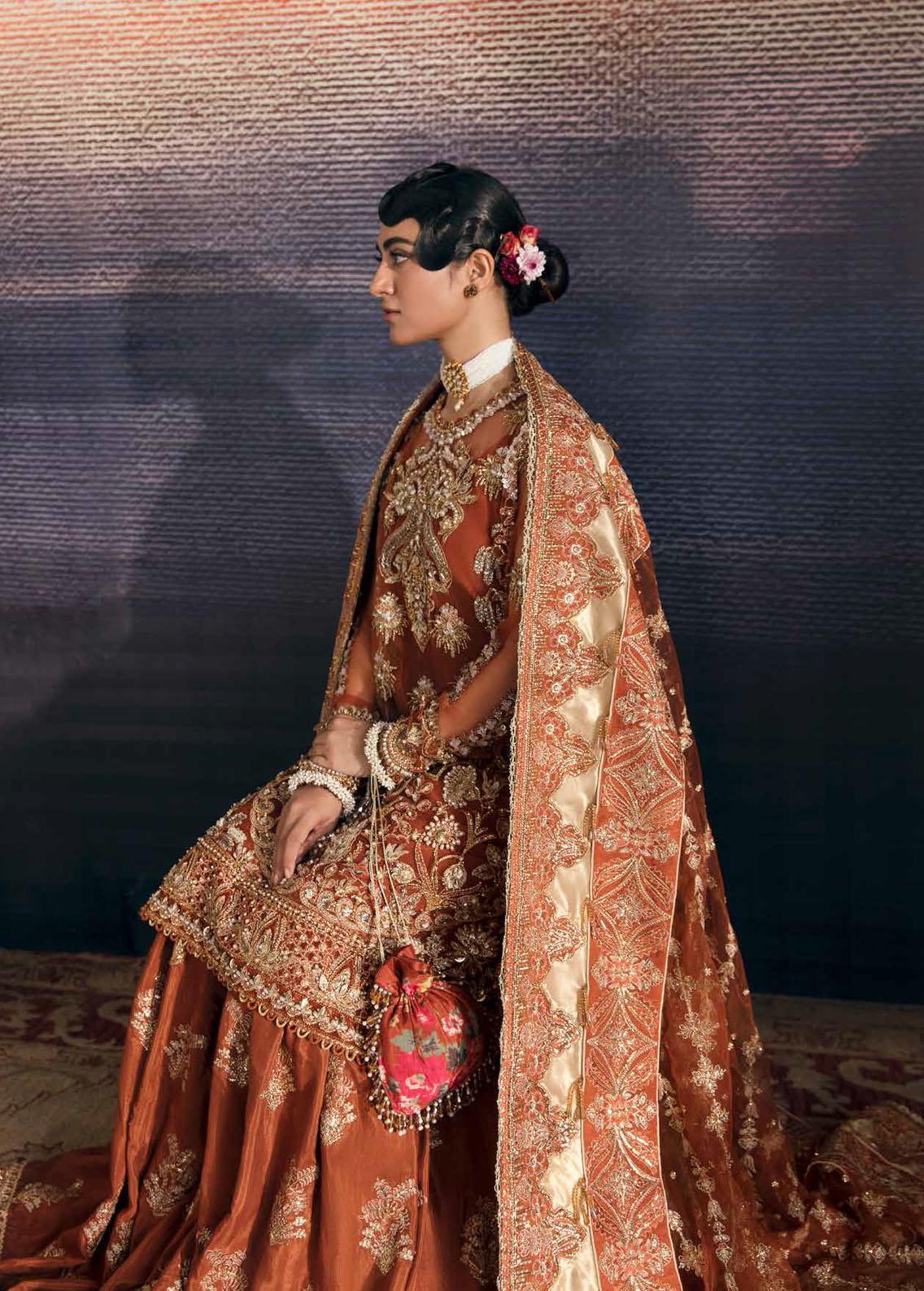 Afrozeh Embroidered AF22B 2 Rangreza Bridal Collection