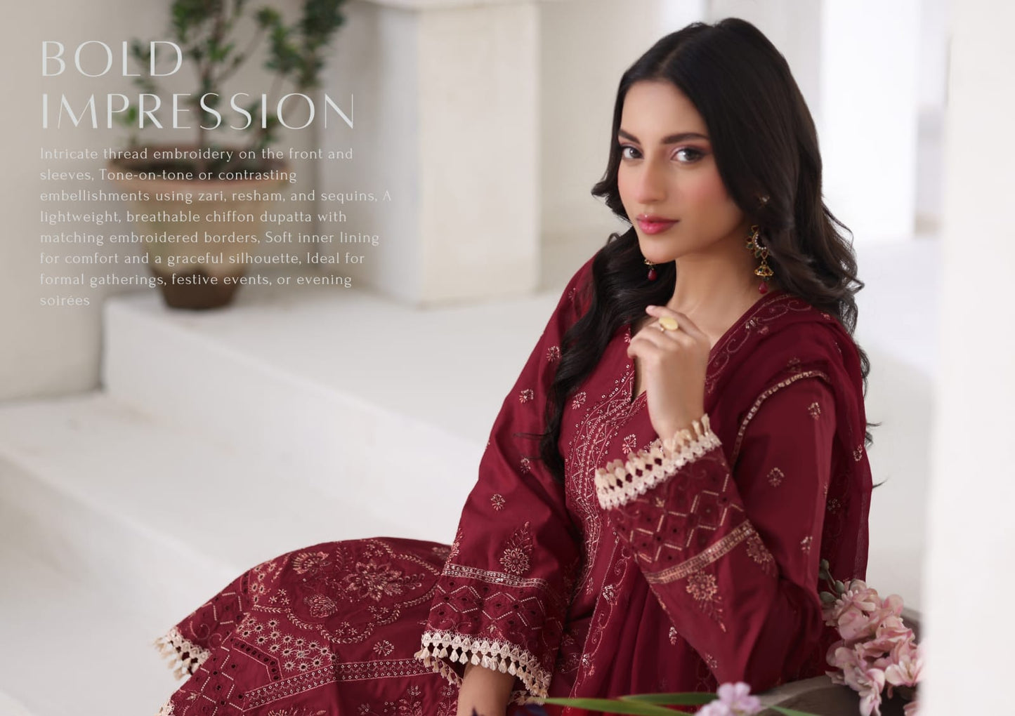 T.PARISHAY Embroidered 3 Piece Lawn EID Collection