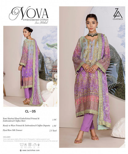 NOVA Embroidered Chiffon