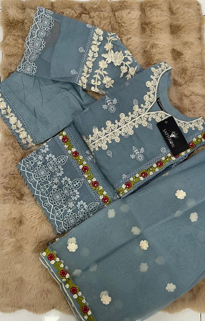 Regalia Organza Embroidered Stitch Collection