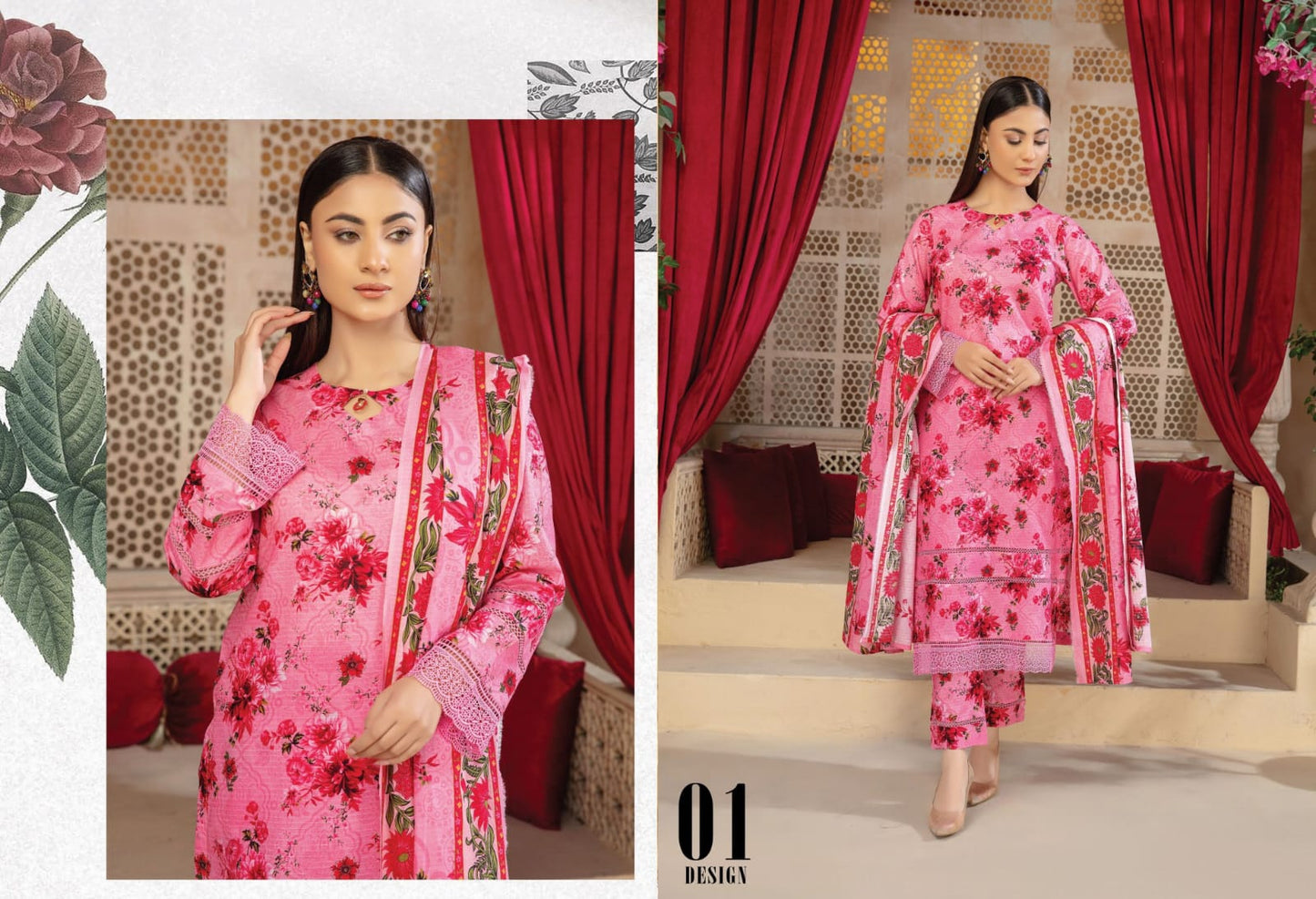 Orchid BiN Naeem Bana Dora Luxury Lawn