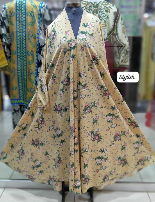 Abaya Summer Front open