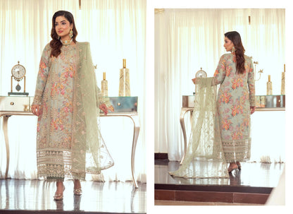 BINT-E-NOOR ORGANZA Embroidered  ZORALINE