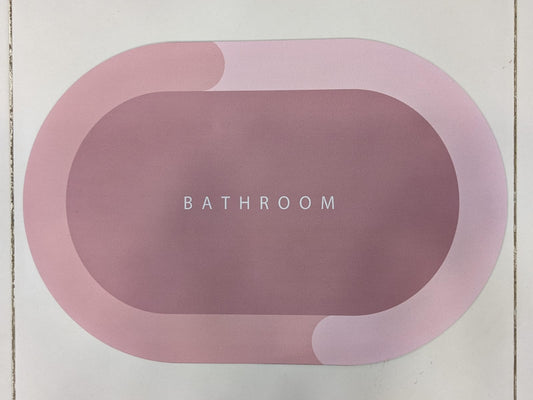 Water Absorbent & Anti Slip Bathroom Mat