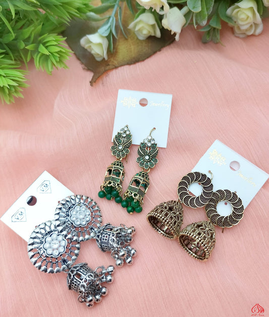 3 Pc Indian Jhumki