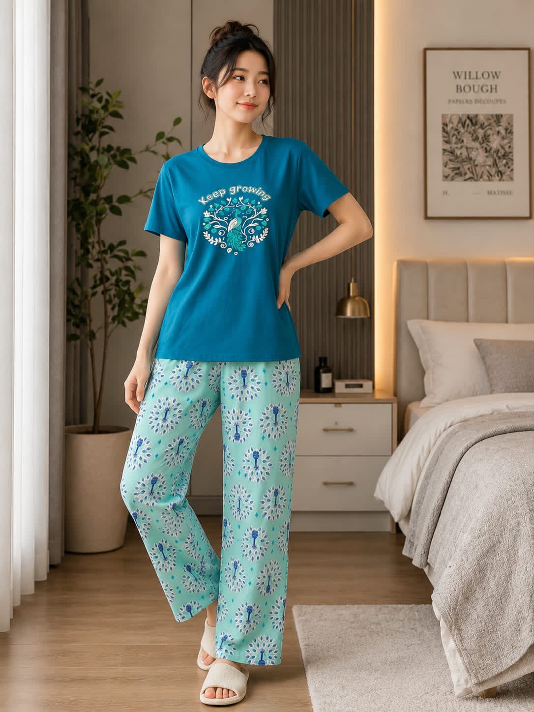 Printed Night Suit