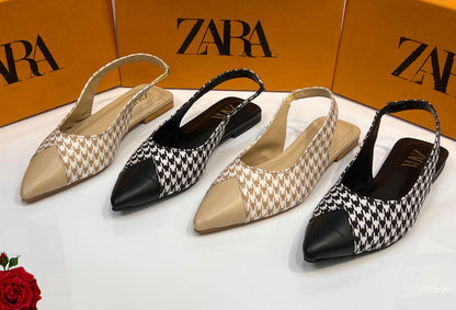 Zara flat pumps