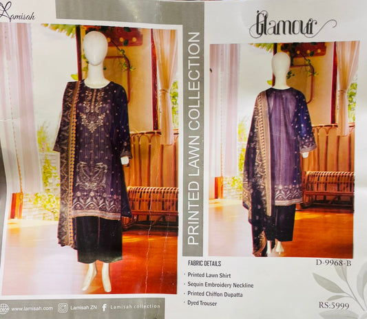 Glamour Printed Lawn
