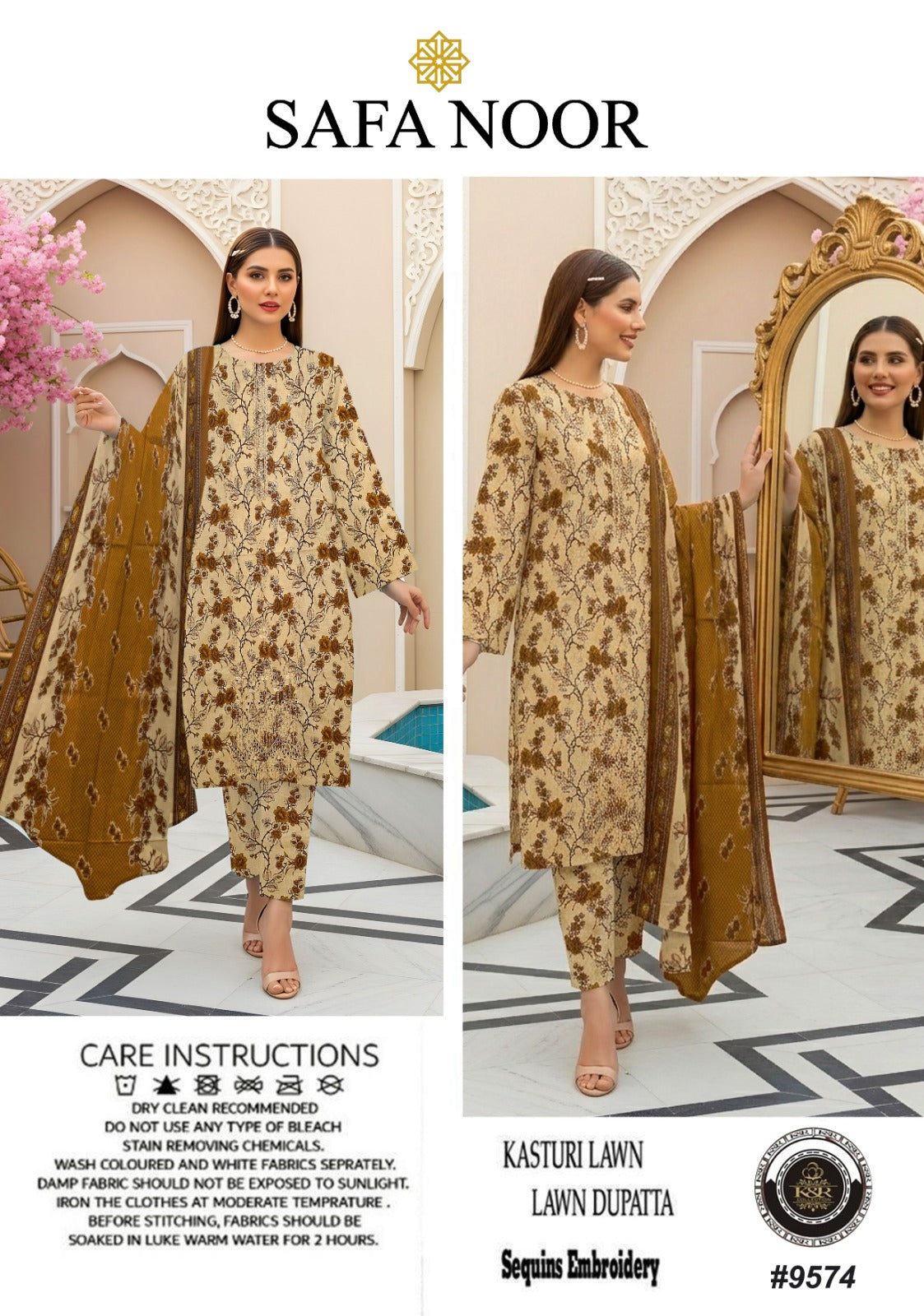 BRANDED PRINTED KASTURI Cotton