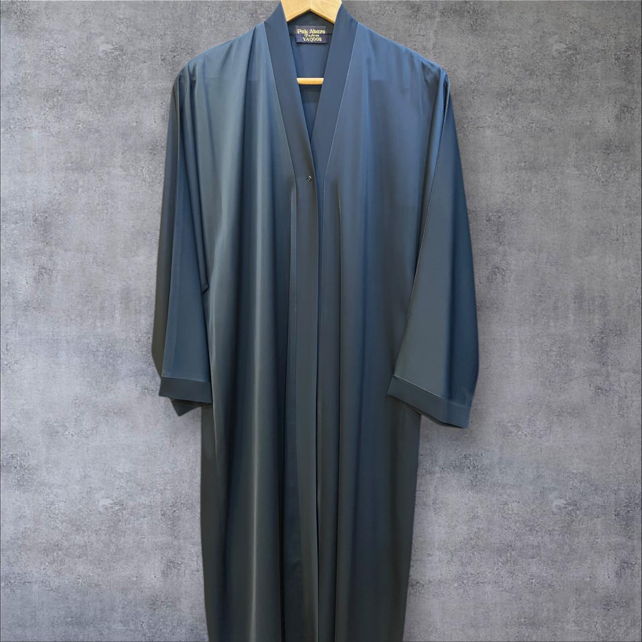Highneck frontopen abaya