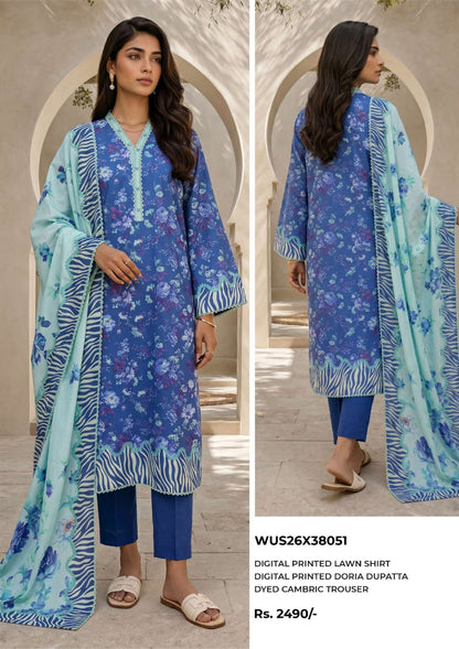 ZELLBURY LAWN Printed 3 PIECE Collection VOL-6 2026
