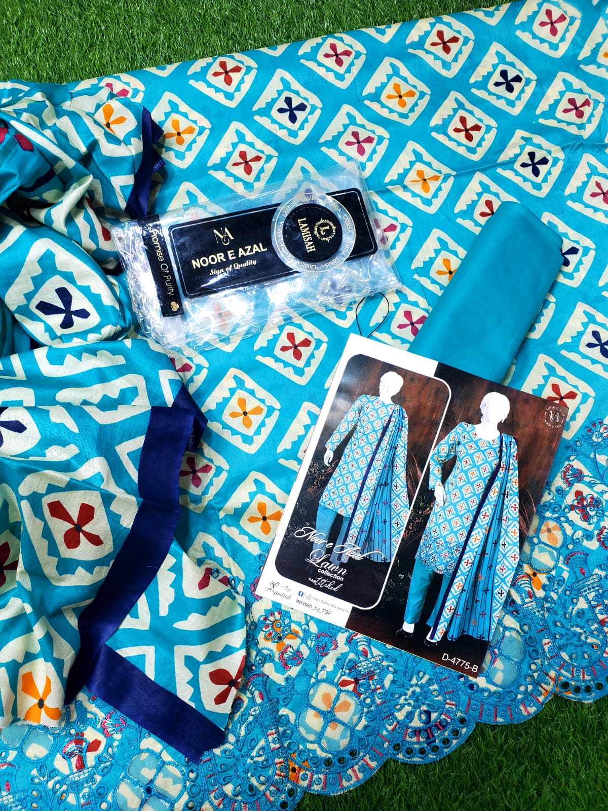 NooR Azal Embroidered 3 Pcs Collection