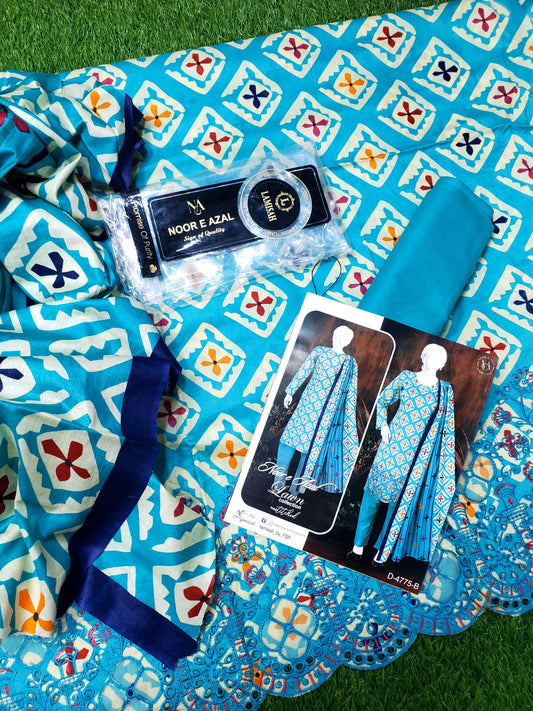 NooR Azal Embroidered 3 Pcs Collection