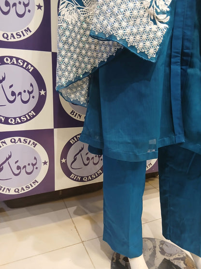 AZURE CHIFFON EMBROIDERED COLLECTION