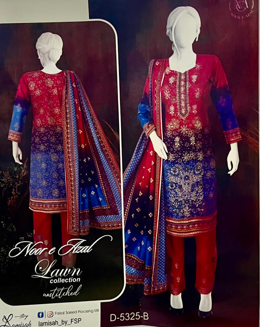 Noor e Azal Lawn 2026 Collection