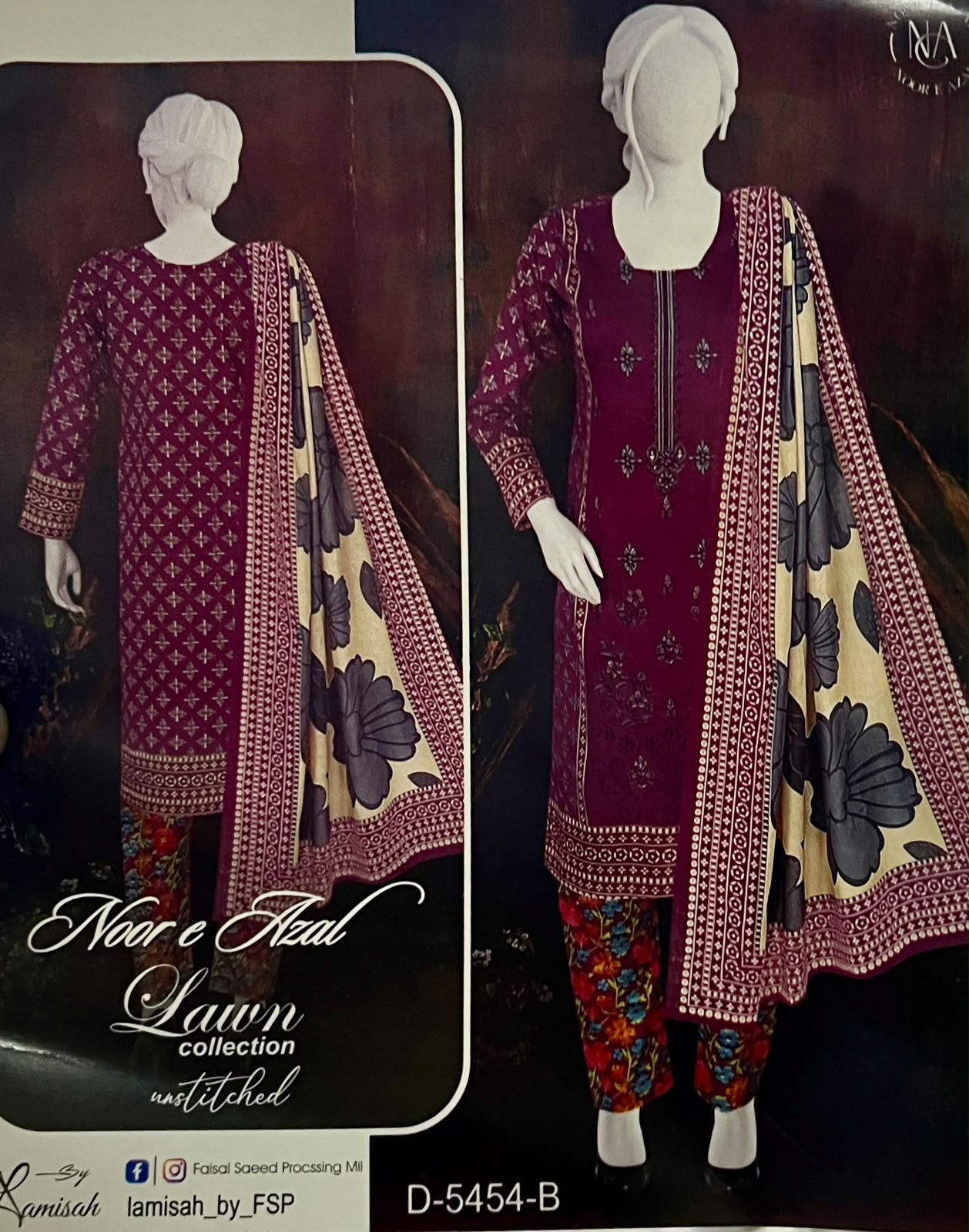 Noor e Azal Lawn 2026 Collection