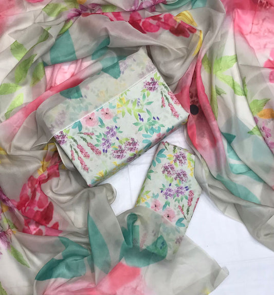 Floral Digital printed