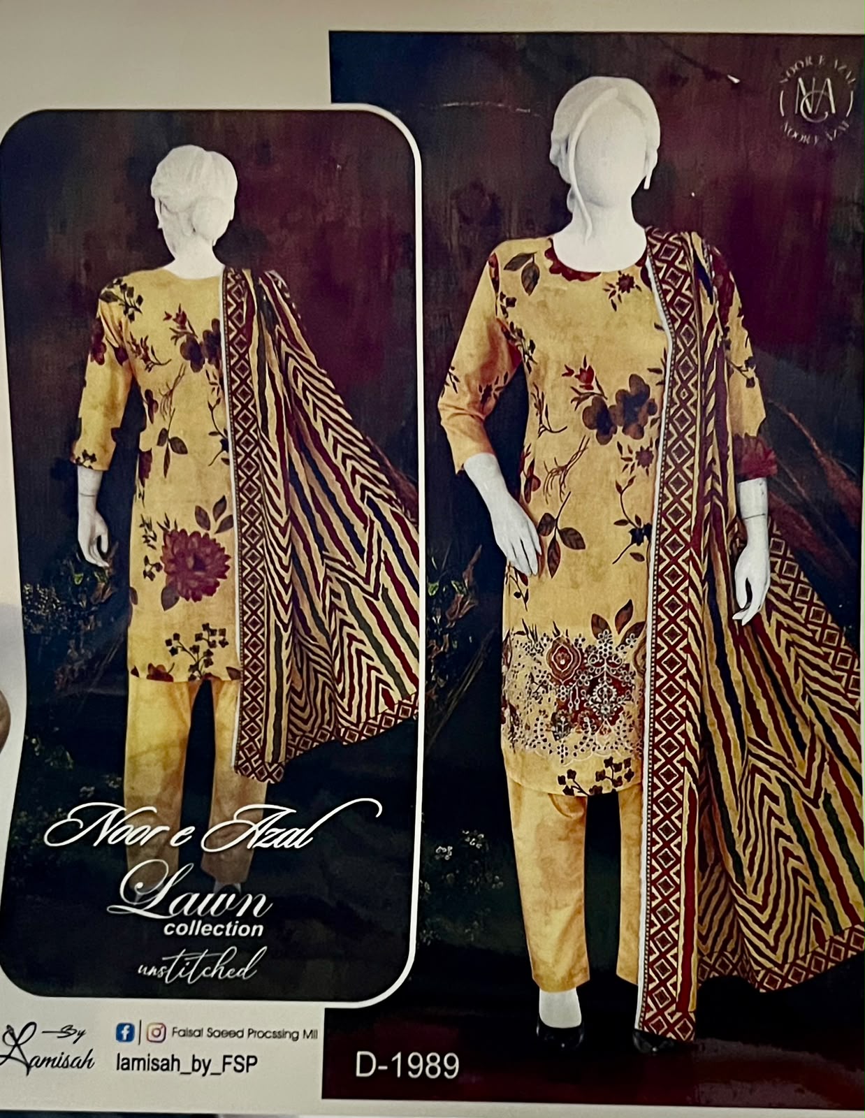 Noor e Azal Lawn 2026 Collection