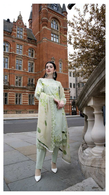 ALZOHAIB SUNSHINE BLOOM England Stories Embroidered Lawn