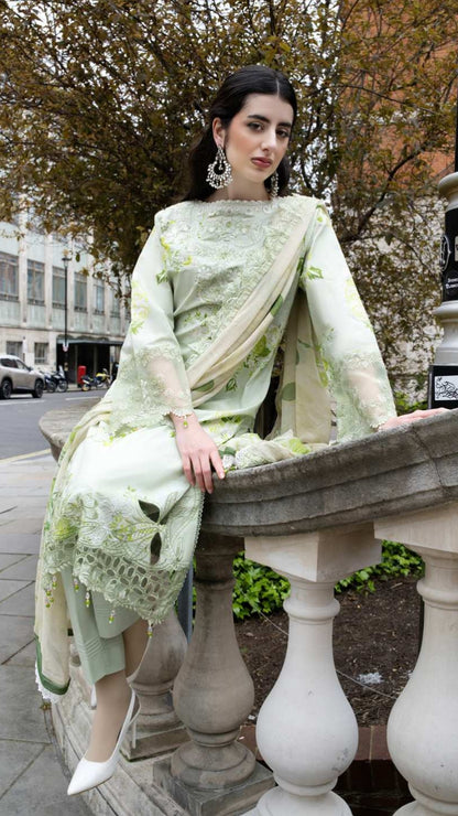ALZOHAIB SUNSHINE BLOOM England Stories Embroidered Lawn
