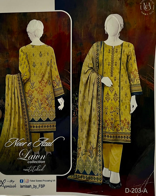 Noor e Azal Lawn 2026 Collection