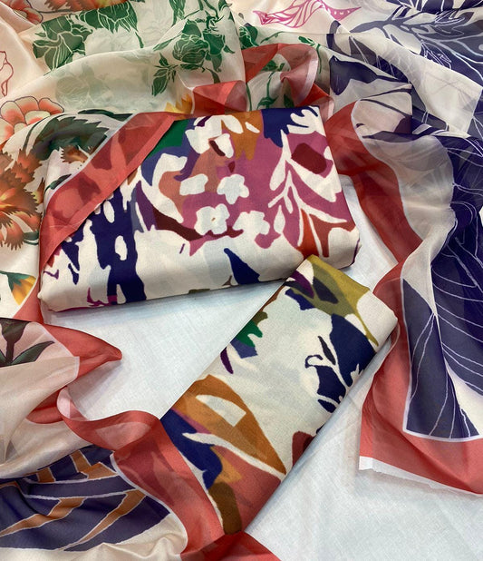 Floral Digital printed