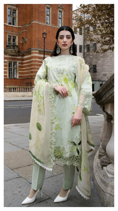 ALZOHAIB SUNSHINE BLOOM England Stories Embroidered Lawn