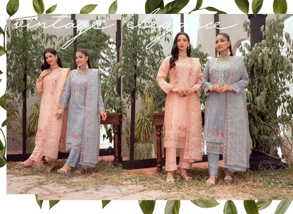 FALIHA Fancy ORGANZA Embroidered Collection 𝟸𝟶𝟸𝟼