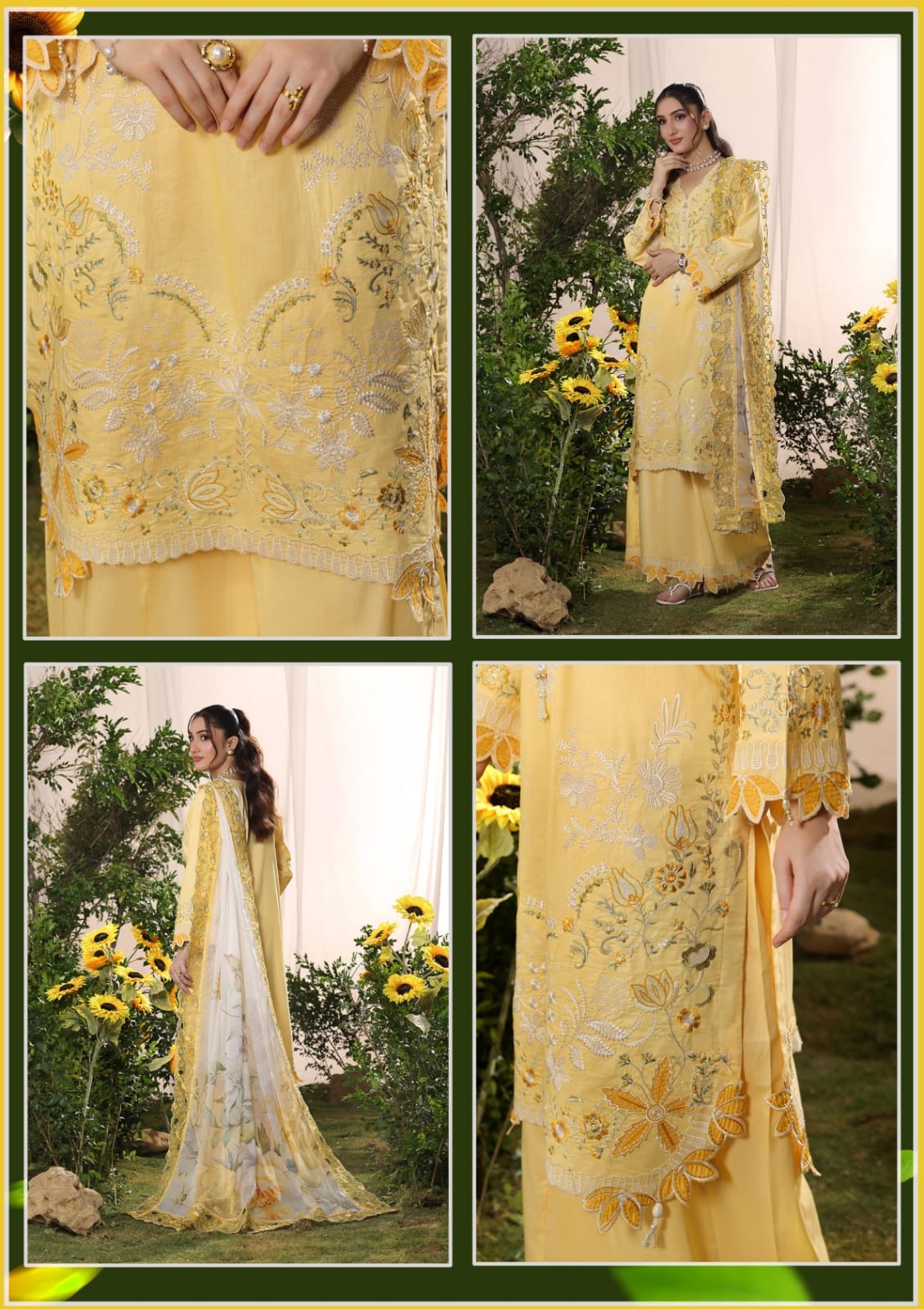 IRHA  GUZEL  Luxury Cotton 3 Pc Stitched Collection