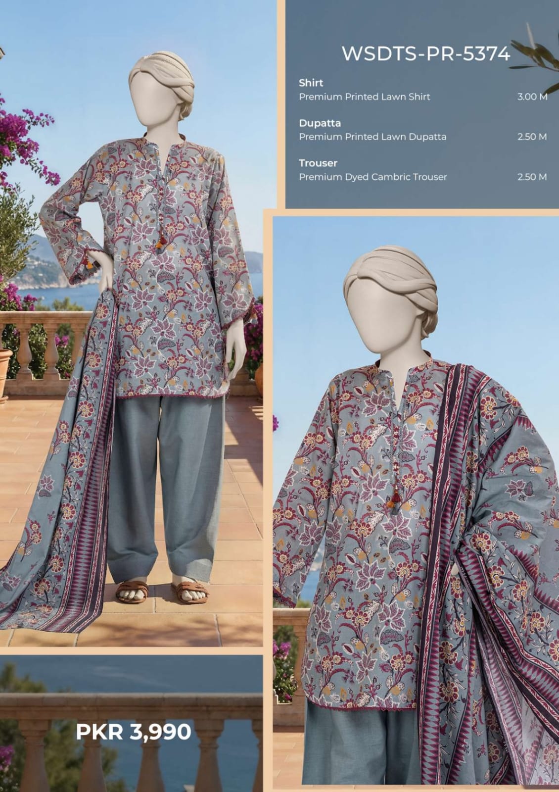 MTJ Spring Summer DIGITAL PRINTED LAWN COLLECTION Vol 14 2026