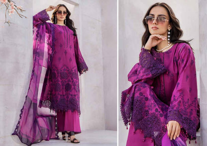 Adan's Lasserkari Unstitched Lawn'25