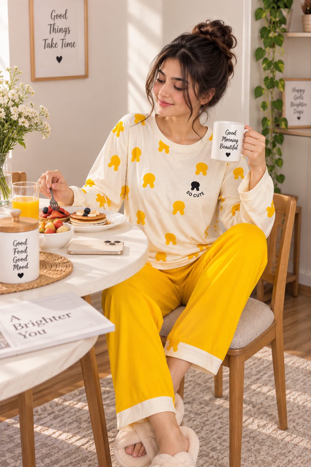 Printed Night Suit