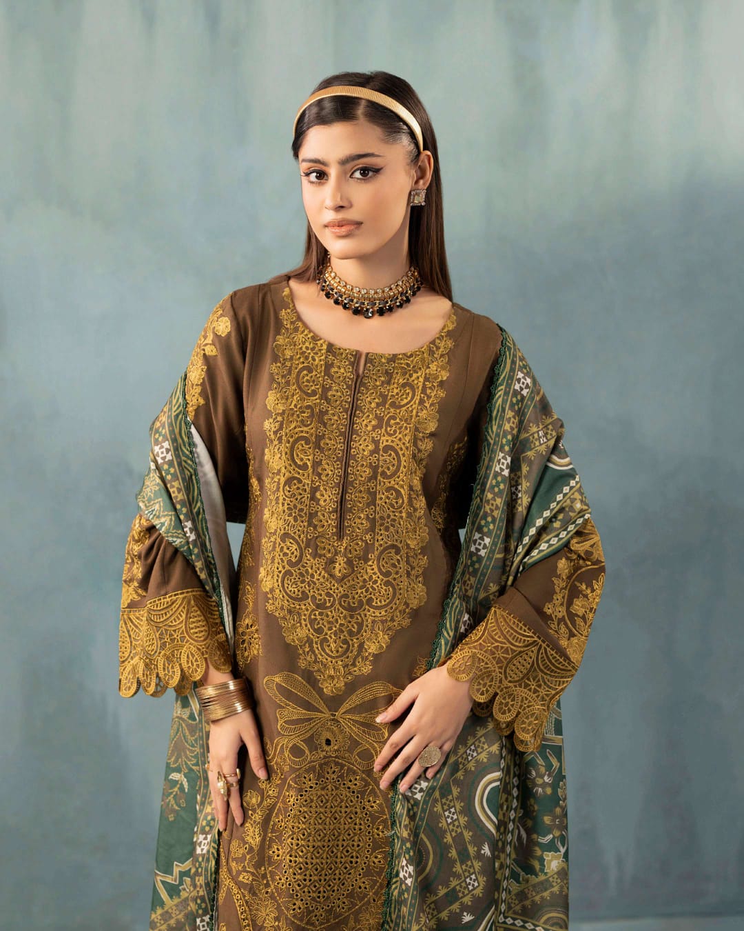 ADAN'S LIBAS DHANAK READY TO WEAR 3 PIECE