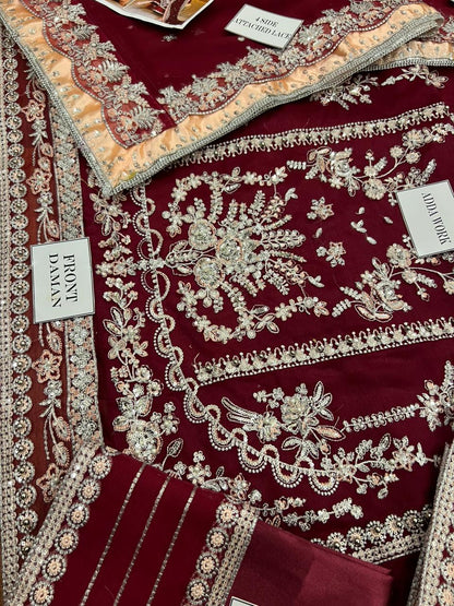 Aneela's Embroidered Chiffon Wedding Collection