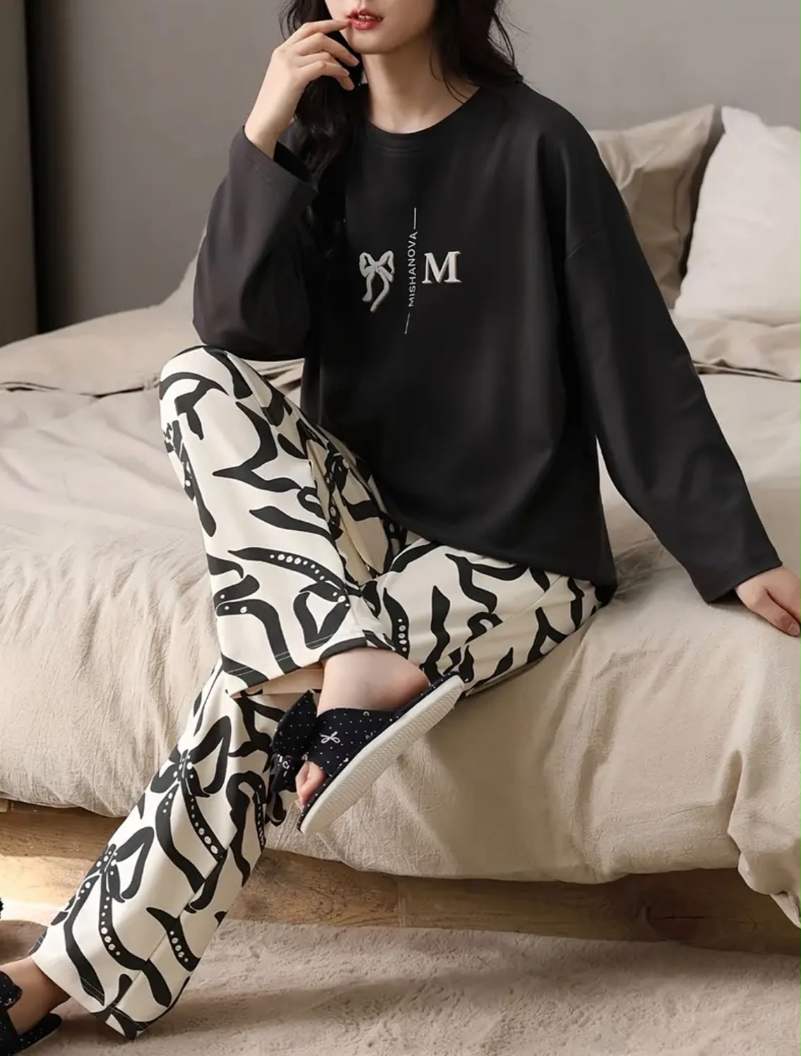 Printed Night Suit